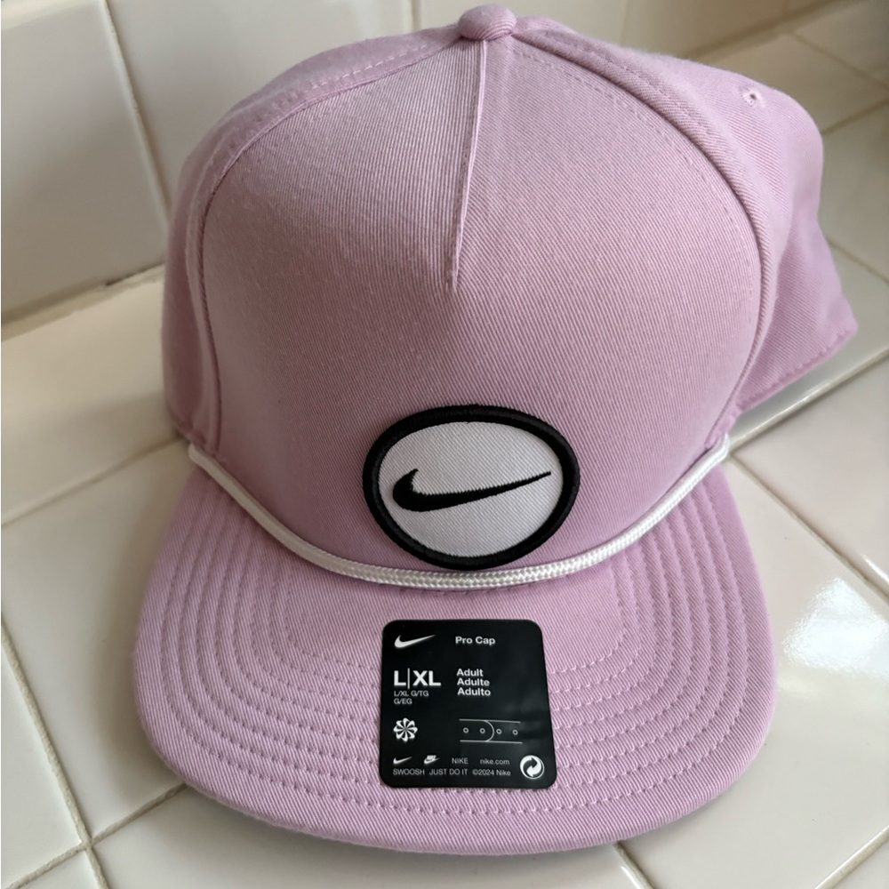 NWT Nike Unisex Retro Pro Performance Snapback Hat - Pro Cap Rope Pink L/XL $37